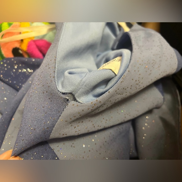 90s Vintage Gradient Glitter Gown - Picture 5 of 6